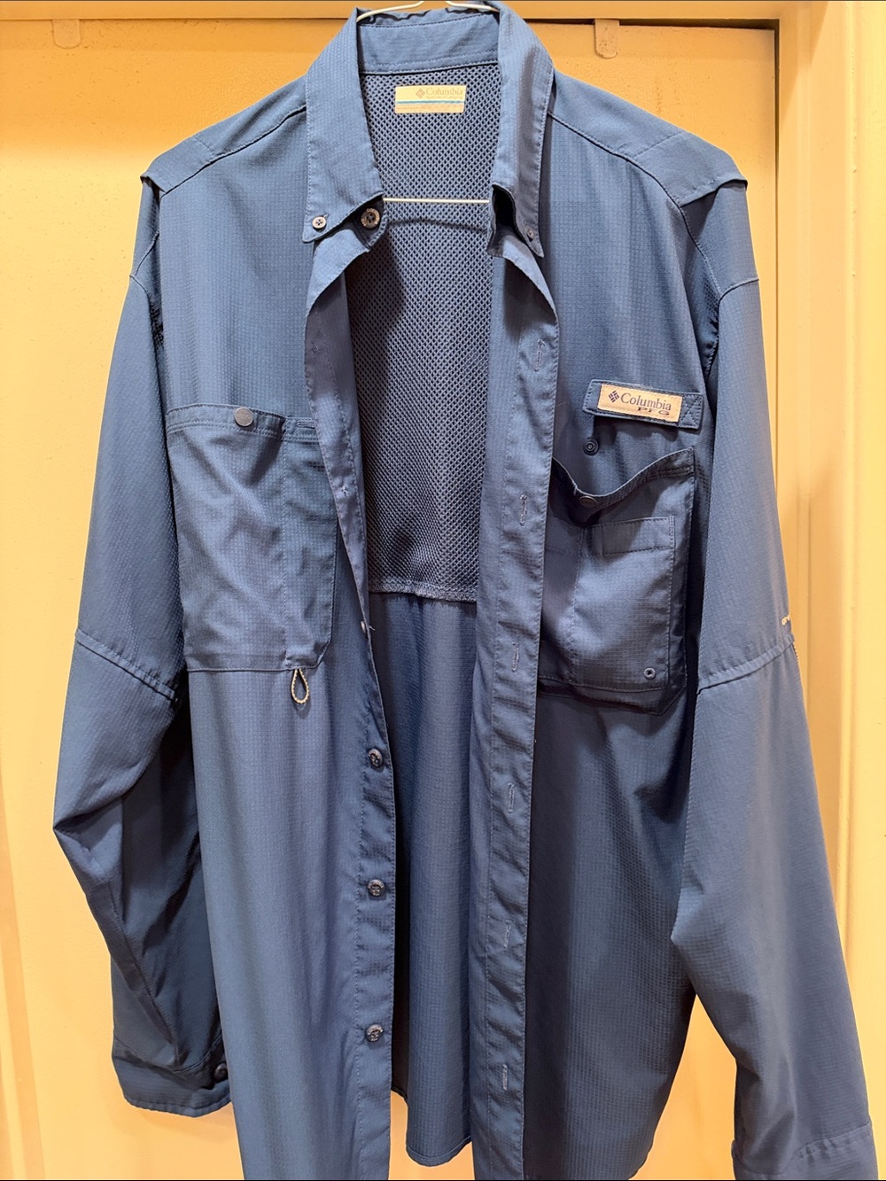 Columbia Blue Lightweight Fishing Shirt-Jacket